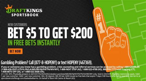 draftkings sportsbook promo codes|DraftKings Promo Code: Bet $5, Get $200 Instantly (August .